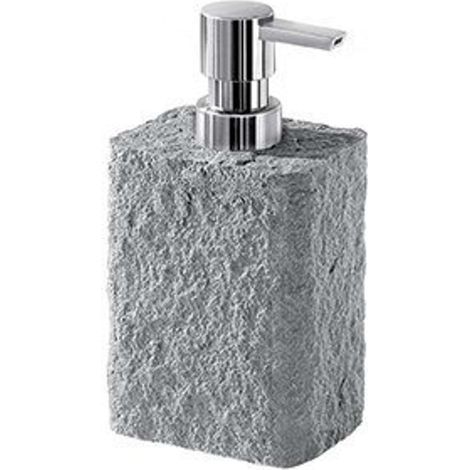 Sapho Gedy Aries - Distributeur de savon à poser, 350 ml, pierre grise AR8008 (1/3)