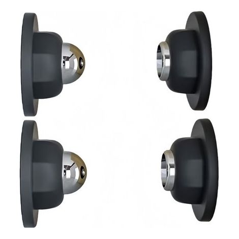 Confezione da 2 fermaporta multi-stile, autoadesivi magnetici da parete, antiurto per porte (1/4)