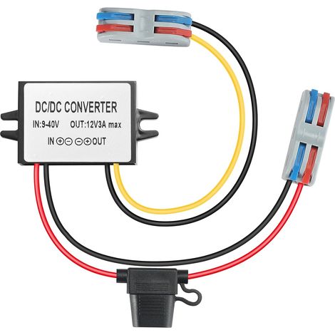 DC-DC 9V-40V à 12V Convertisseur de Tension 36W (1/5)