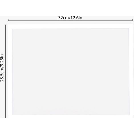 Cadre de fichier magnétique Transparent en PVC, affichage de documents pour papier lettre au format A4, Photo, calendrier de travail (1/5)
