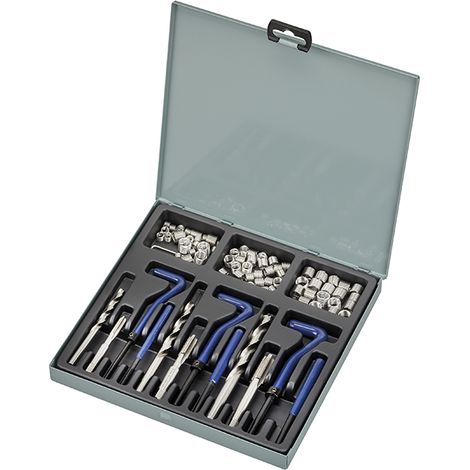 Kit surtido de reparacion metrica m6-m10 acero inoxidable 87 piezas Fervi E011C (1/2)