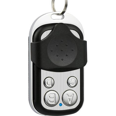 433 Metal 4-Button Garage Door Rolling Code Copy Remote Control (1/5)