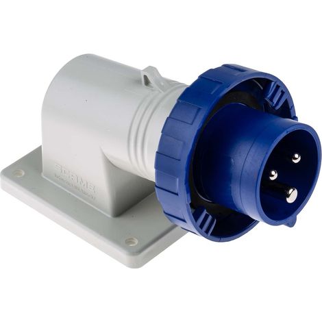 Connecteur industriel RS PRO Mâle, 2P+E, 16.0A, 230,0 V, Montage mural ( Prix pour 1 )