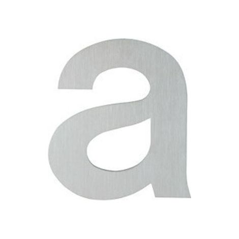 HOPPE OA-Hausnummer E610-621 Buchstabe a Edelstahl matt (1/3)
