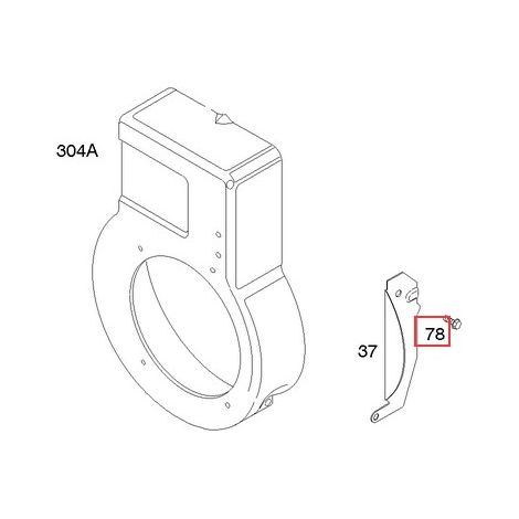 Vite motore trattorino tagliaerba ORIGINALE BRIGGS & STRATTON 690364