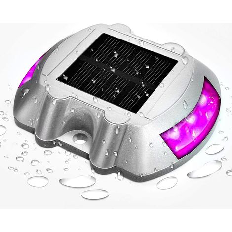 Juego de 1 luz LED solar, impermeable, de fácil instalación, para patio, jardín, entrada de vehículos. (1/5)