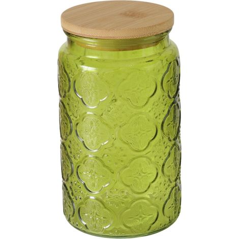 Ein Glas mit einem Bambusdeckel IMOLA, 1000 ml