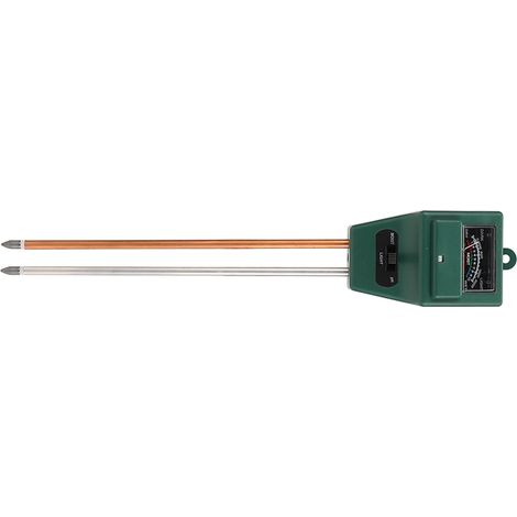 Testeur de sol 3 en 1 : pH-mètre, humidimètre, détecteur de lumière, outil idéal pour le jardinage et l'horticulture. (1/5)