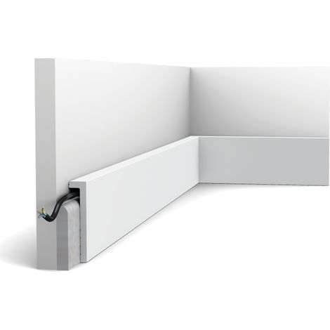 Pack de 8 ML SX171-RAL9003 - L 200 x H 10 x L 2,2 cm - ORAC DECOR
