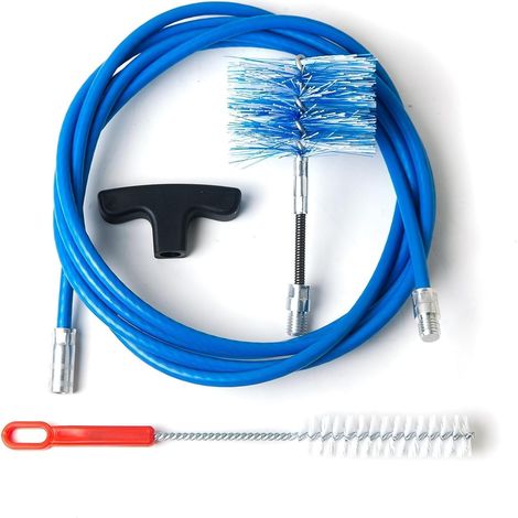 1 Kit Ramonage Conduit Fumée Ø 80 Mm Longueur 3 M Hérisson Articulé Raccord M12 Poêle Granulés