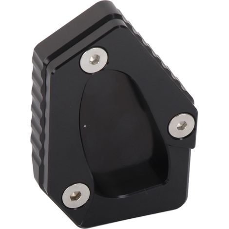 Seitenständerverlängerung und -erhöhung für Motorräder, verbreiterte Ständerauflage, Fußrasten, Seitenstütze, verbreiterter Sitz, breite Fußrasten, kompatibel mit TRIUMPH STREET TWIN 2016–2019, schwar (1/4)