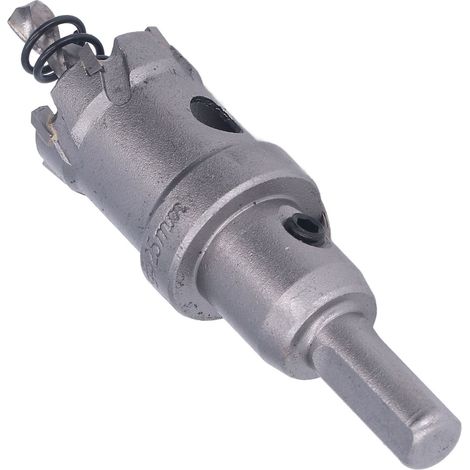 25-mm-Hartmetall-Lochsäge, Kernbohrer für dicke Metalle mit Innensechskantschlüssel, Kernbohrset für Hartmetalle (1/5)