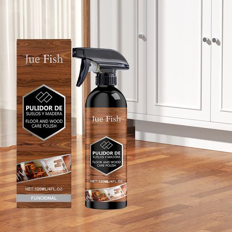 Holzbodenpflegemittel – Sanfter Fleckenentferner, Polier- und Glanzreiniger für Holzböden – 120 ml -- DE (1/5)