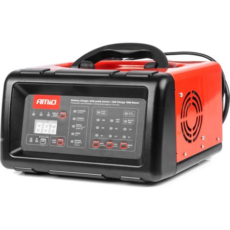 Raddrizzatore digitale con funzione di avviamento, avviatore di emergenza 20A 6V 12V amio-04057 (1/5)