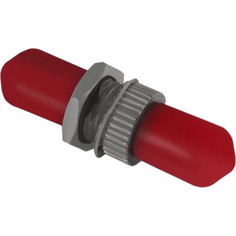 Adaptador de fibra óptica Qoltec ST/UPC  Simplex  Multimodo