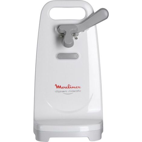 Moulinex – Ouvre-boîte électrique 50W – Molette aimantée pour couvercle – Support mural inclus – Nettoyage facile – Blanc - DJJ152 (1/6)