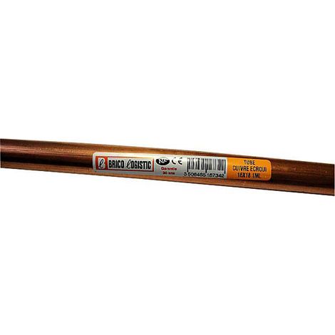 Zuleitung aus gehärtetem Kupfer, 16 x 18 mm Durchmesser, 1 m Länge SANS MARQUE