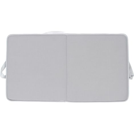 Baby Bath Kneeler Waterproof Thick Painless Foam Non Slip Multipurpose Knee Cushion for Bathing Baby Grey with Grey (1/5)