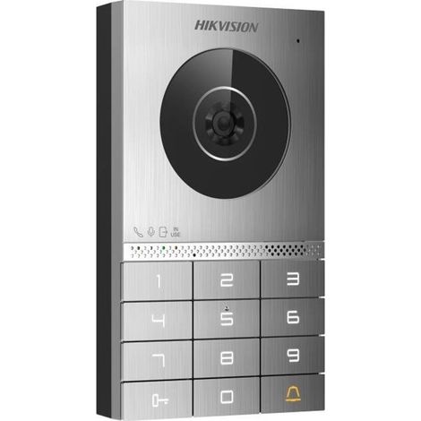 Hikvision 2-Wire HD Villa Estación de puerta 2MP PIN de la cámara y la tarjeta M1 IP65 IK08 (1/2)