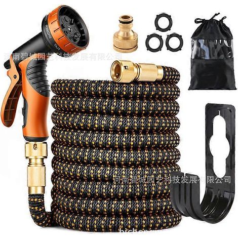 Tuyau d'arrosage extensible Pocket Hose Copper Bullet, jet d'eau au pouce, 23 m (75 pi), breveté, sans plomb, ultra-léger, en cuivre massif