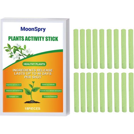 MoonSpry long-term fertilizer sticks for plants: Special fertilizer for buds and potted plants, promotes root growth and nutrient supply (1/5)