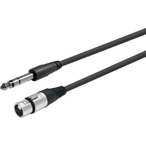 Xlr f vers jack stéréo 6.35mm,