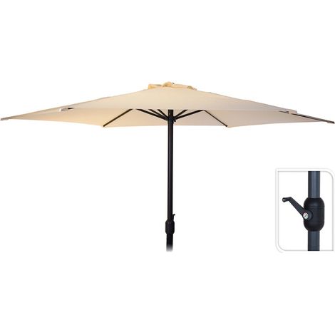 Ombrello parasole ø300cm Altezza massima 248cm Colore: Crema