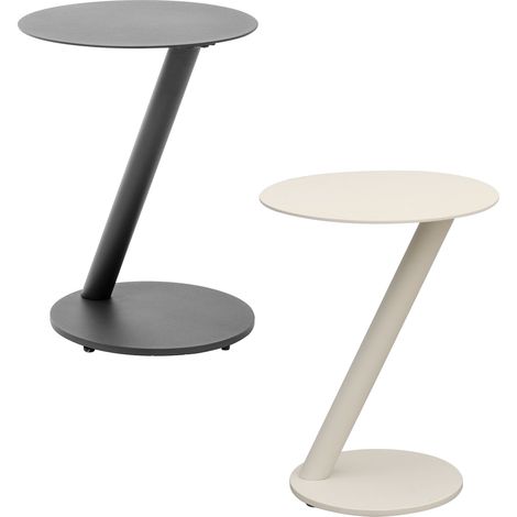 Best Freizeitmöbel Paros Beistelltisch Side Table anthrazit/sand 45x45x45,5 cm