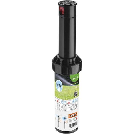Claber irrigatore a turbina di media gittata 254mq giardino - da 40° a 360 (1/3)