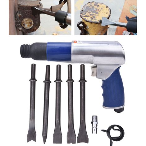 Marteau pneumatique, pelle ronde industrielle professionnelle, outil portatif avec ressort en acier allié, 250 mm (1/5)