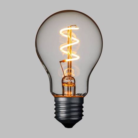 Ampoule LED à filament spirale vintage pour guirlande 36V basse tension 0.4W blanc chaud verre Lotti (1/5)