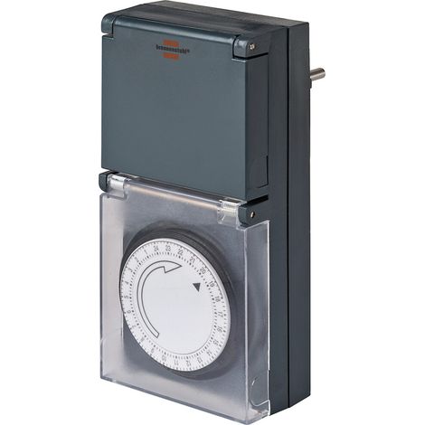 Zeitschaltuhr 230 V 16 A B70xH125xT80mm IP44 anthrazit BRENNENSTUHL (1/5)