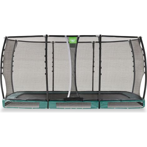 EXIT Allure Premium Bodentrampolin 244x427cm - grün