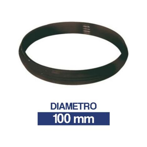 GUARNIZIONE SILICONICA PER TUBO TUBI STUFA PELLET CAMINO CANNA FUMARIA 24434V 100 (24576)