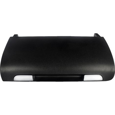 Tapa para caja de almacenamiento, material ABS duradero, ajuste perfecto para Audi A3 S3, NEGRO (1/2)