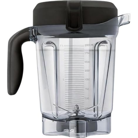 Tasse à Mélanger, Bol Mélangeur de 2 L avec Couvercle Lame et Verrouillage de Lame en Acier Inoxydable pour Vitamix Séries 750 5300 5200 7500 6300 VM0102 VM0103 VM0197 E310 G/Classic C/Explorian (1/5)