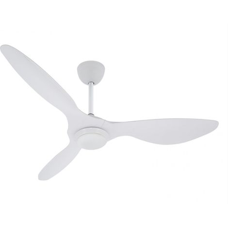 Ventilatore da soffitto ø132 cm con LED e Wifi Reversibile Hypersilence KLASSFAN HELIX WHITE