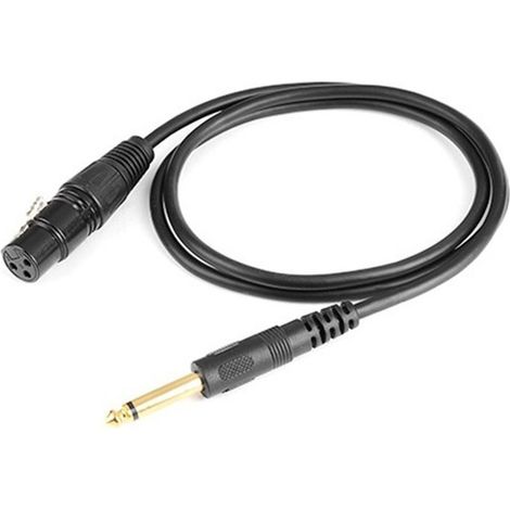 6,35 U/min unsymmetrisches XLR-Audiokabel, vergoldet, verzinnt oder verkupfert, für Lautsprecher, Mikrofone und Mikrofone. (1/5)