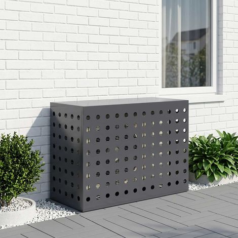 vidaXL Funda para Aire Acondicionado Gris antracita 90 x 40 x 60 cm (1/5)