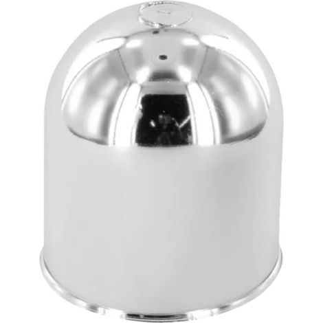 Cache rotule pour boule d'attelage plastique chromé diamètre 50mm protection coiffe voiture remorque