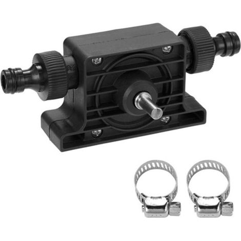 Pompe électrique portative, micro-pompe auto-amorçante, petite pompe à eau domestique, pompe d'entraînement pour perceuse électrique portative, pompe diesel (1 pièce)