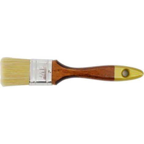 Pinceau Anglais - 36 mm - Manche Hêtre Verni - Fibres Synthétiques Et Poils Naturels - 1 Pièce (1/2)