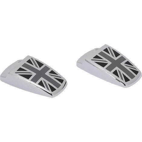 Couvercles de Buse d'essuie-glace de Capot Avant en Acier Inoxydable, Conception Union pour R50 R52 R55 R56 R57 R58 R59 R60 R61 F54 F55, Garniture Décorative Résistante aux Intempéries (1/5)