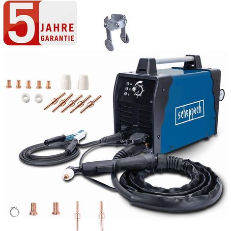 Scheppach Plasmaschneider PLC40 bis 12mm Druckluftschlauch 3 Elektroden Zubehör (1/5)