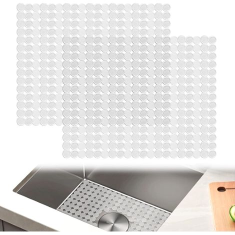 2 Piece Kitchen Sink Mat, 40 x 30 cm Kitchen Sink Protector (1/5)