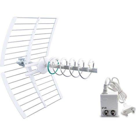 Kit 15 5G T2 antenna Elika Pro 700C 5G UHF con alimentatore mini power FRACARRO 217978 (1/3)