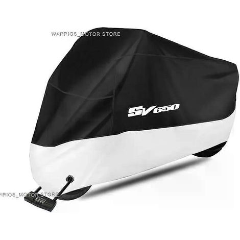 Motorradabdeckung, wasserdicht, staubdicht, UV-Schutz, Regenschutz für Suzuki SV650 (1/4)