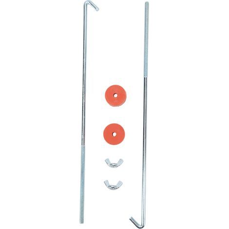 Boulons de Maintien de Batterie à Crochet en J Universels de 12 Pouces, Boulons de Retenue de Batterie en Alliage D'aluminium Kit de Maintien de Batterie Efficace avec Rondelle. (1/5)