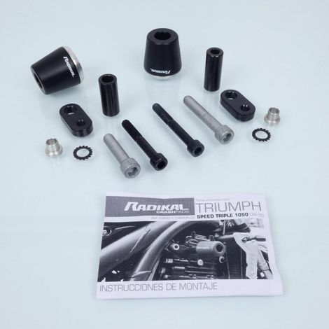 Tampon pare carter Radikal pour moto Triumph 1050 Speed triple (1/3)