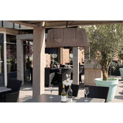 Deckenheizstrahler Artix Corda 1800 W Halogen Braun Sunred (1/5)